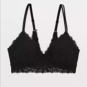 **NWT** Set of 2 Aerie real happy wireless light lined candy lace bra